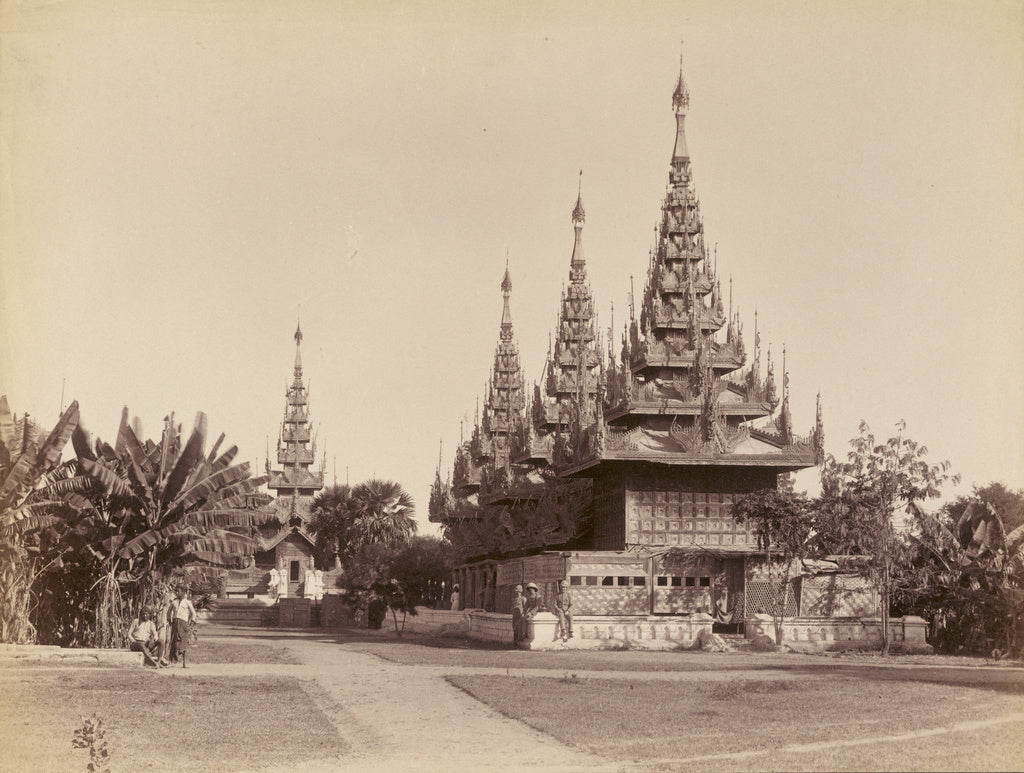 Felice Beato:Kyoung at Mandalay - Master Mess House, Poster Print Wall Art