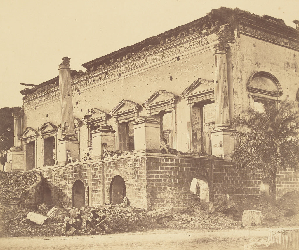 Felice Beato:The Bank, Poster Print Wall Art