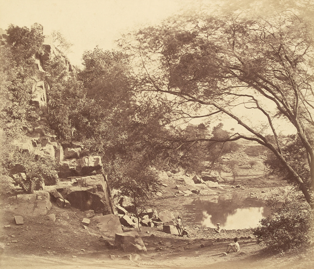 Felice Beato:Left View of the Crow's Nest Battery, Poster Print Wall Art