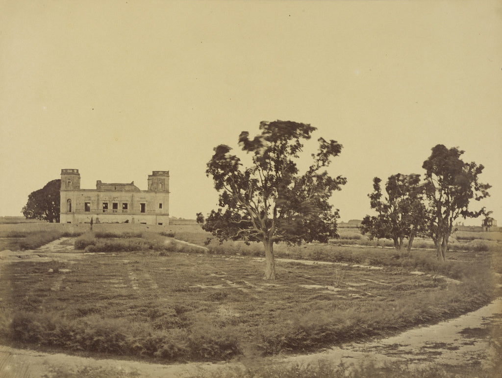 Felice Beato:[The Alambagh after the Evacuation of the Resid, Poster Print Wall Art