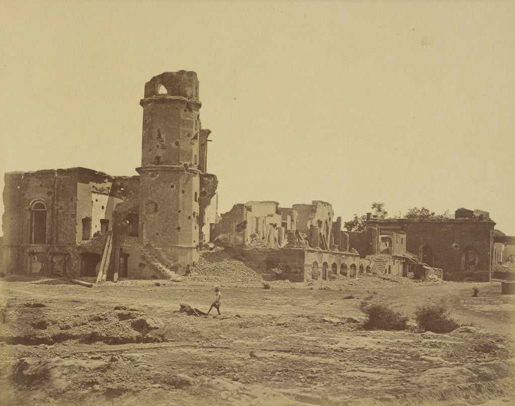 Felice Beato:[The Residency, Taken from the Redan Battery Sh, Poster Print Wall Art