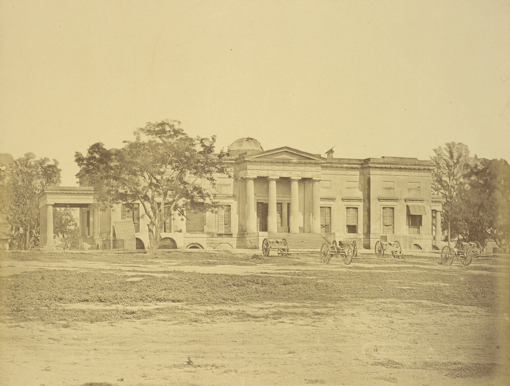 Felice Beato:[The "Tara Kothee" (Star House). The King's Obs, Poster Print Wall Art
