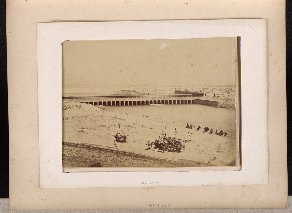 Unknown:Agra Canal, Poster Print Wall Art