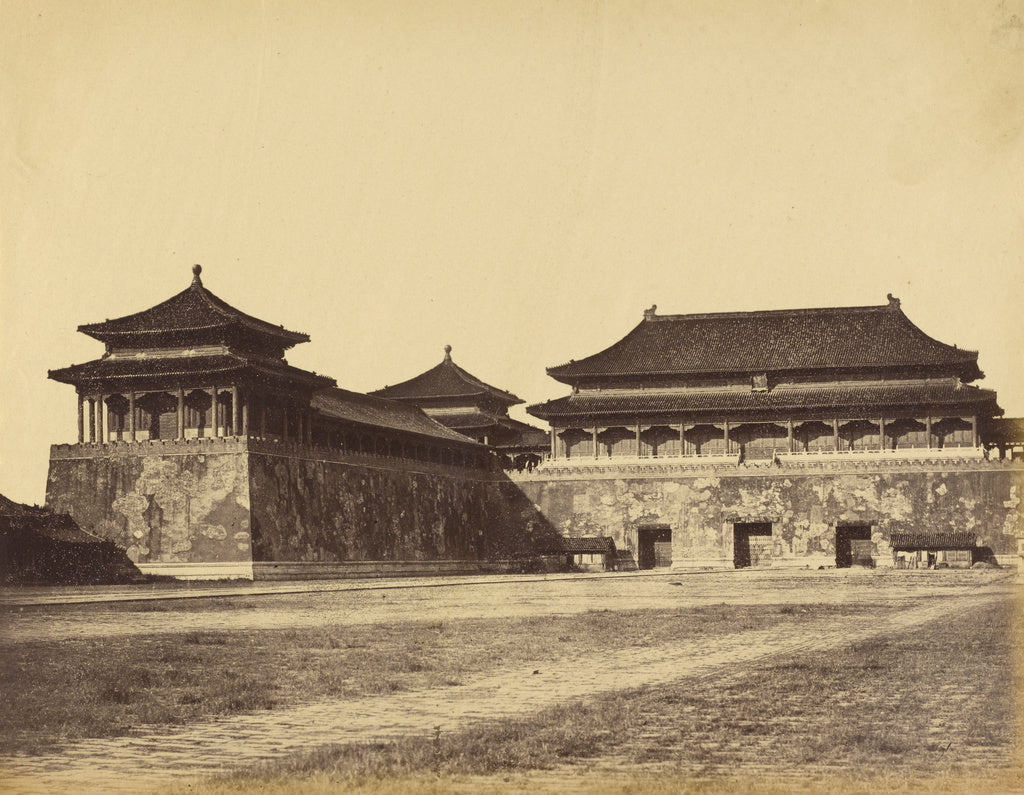 Felice Beato:The Great Imperial Winter Palace, Pekin, Octobe, Poster Print Wall Art