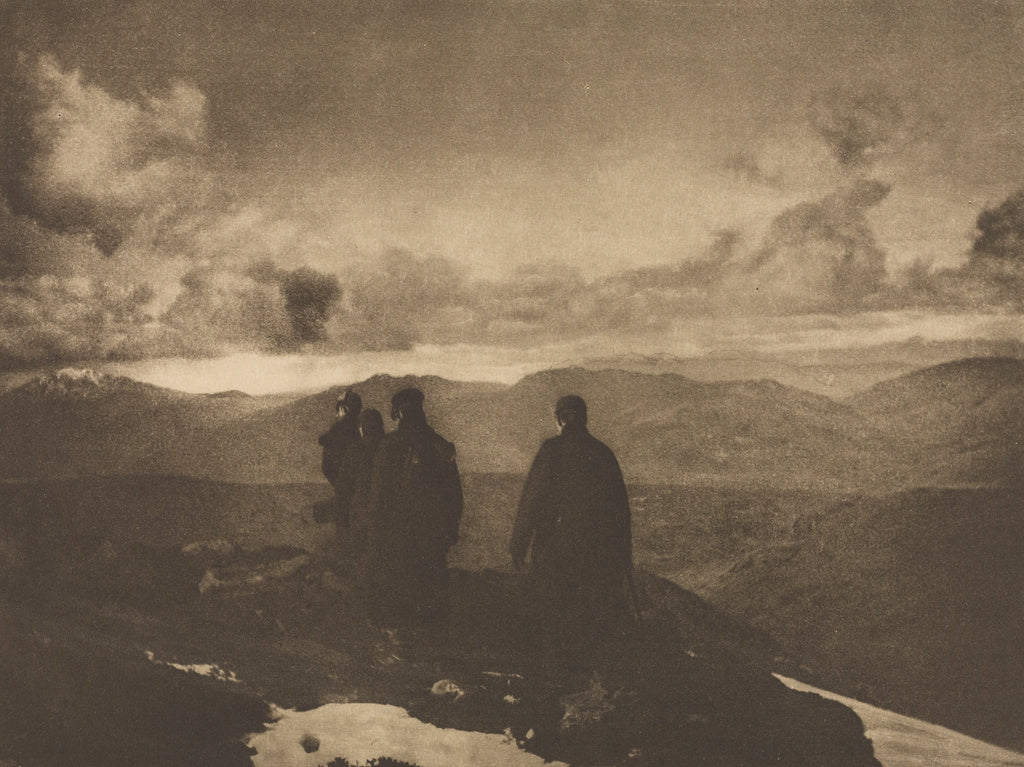 James Craig Annan:The Dark Mountains, Poster Print Wall Art