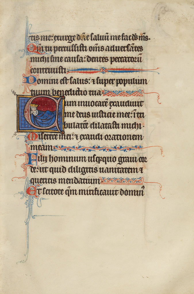 Bute Master:Initial C: A King Sleeping in a Bed, Poster Print Wall Art