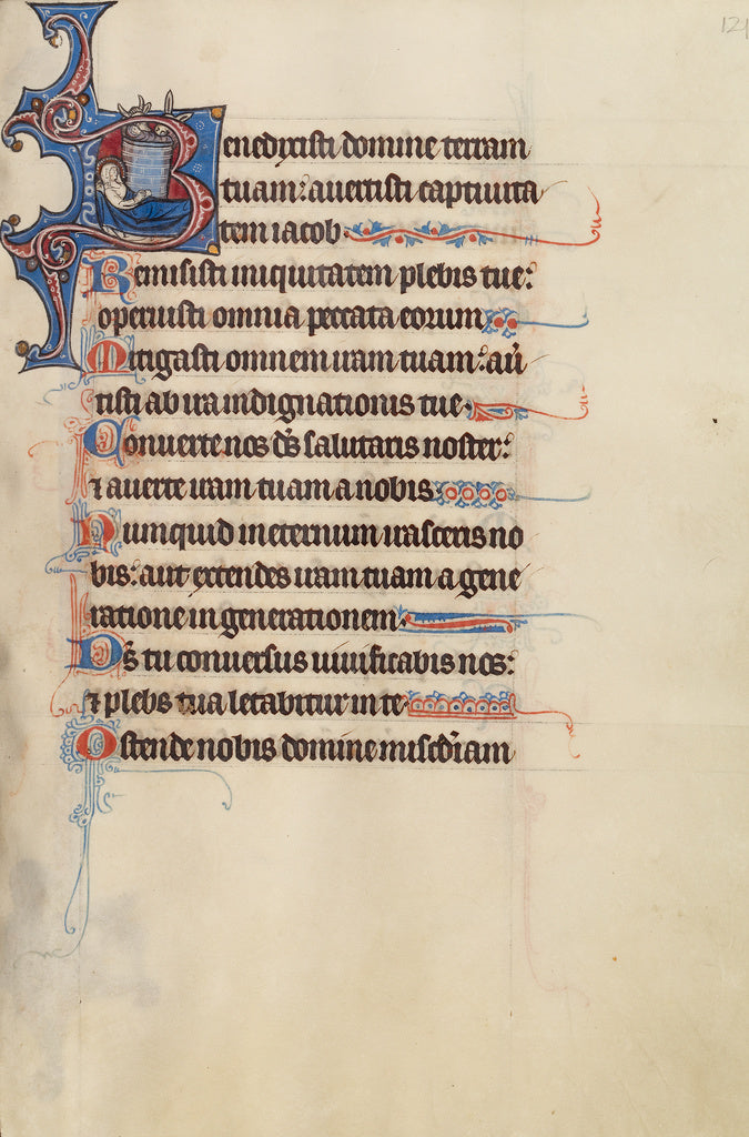 Bute Master:Initial B: The Nativity, Poster Print Wall Art