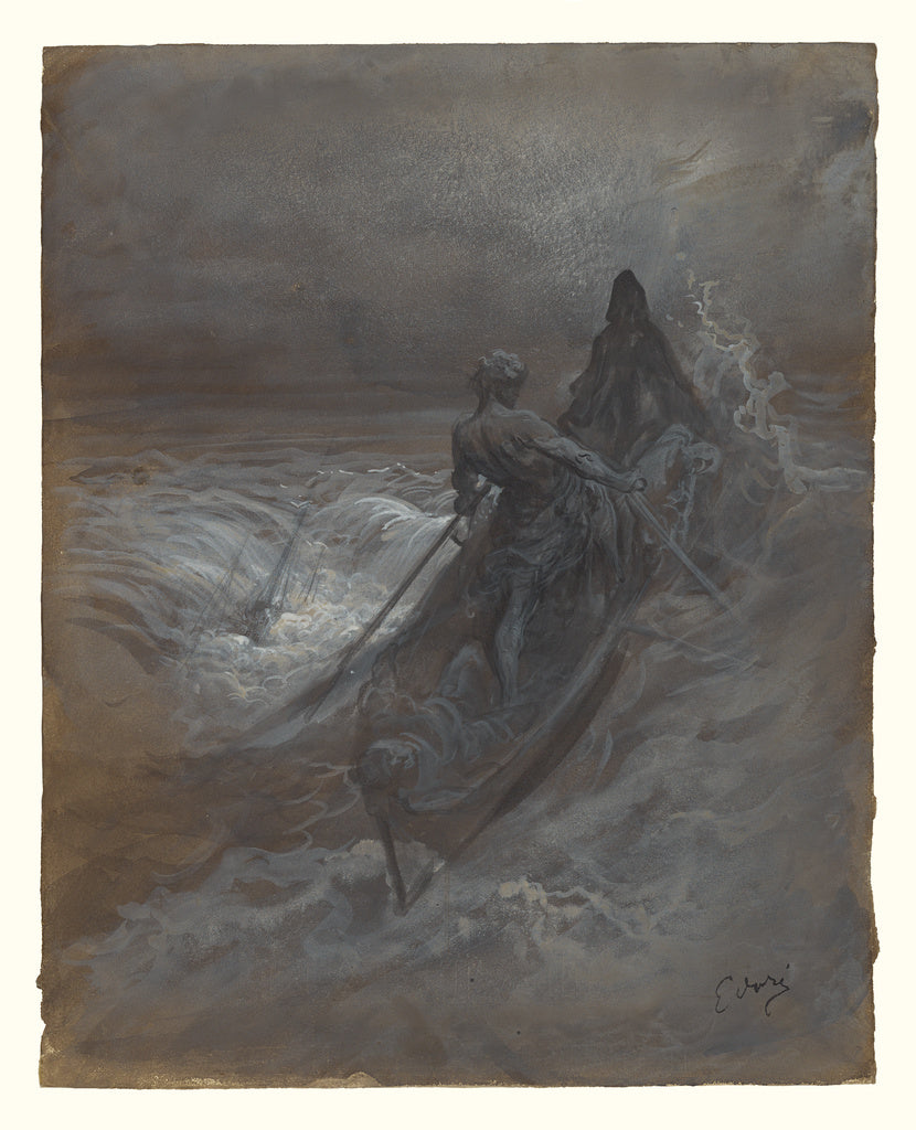Gustave Doré:After the Shipwreck - Design for an Illustrati, Poster Print Wall Art