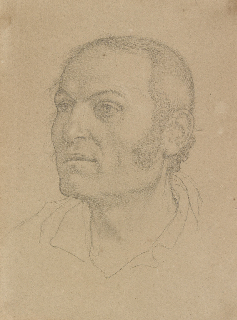Friedrich Overbeck:Head of a Man, Poster Print Wall Art