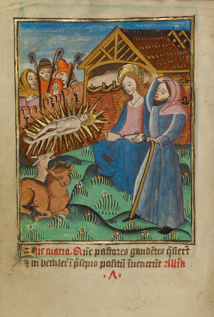 Unknown:The Adoration of the Shepherds, Poster Print Wall Art