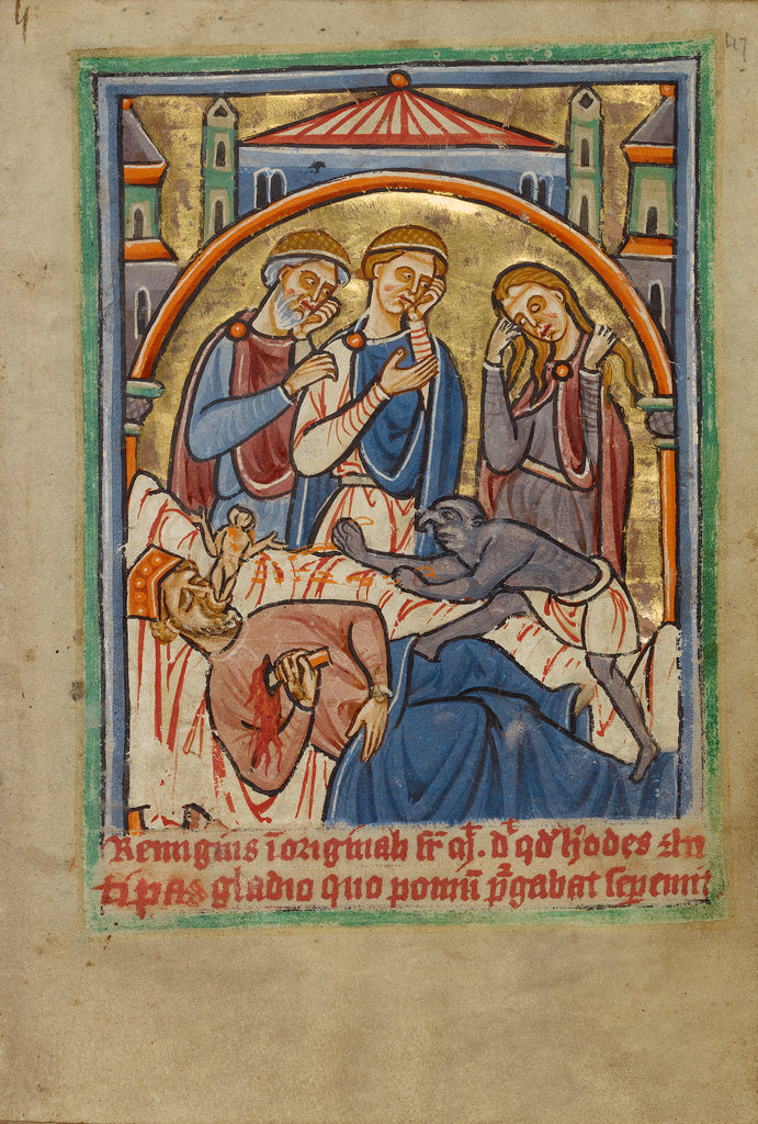 Unknown:The Suicide of Herod, Poster Print Wall Art