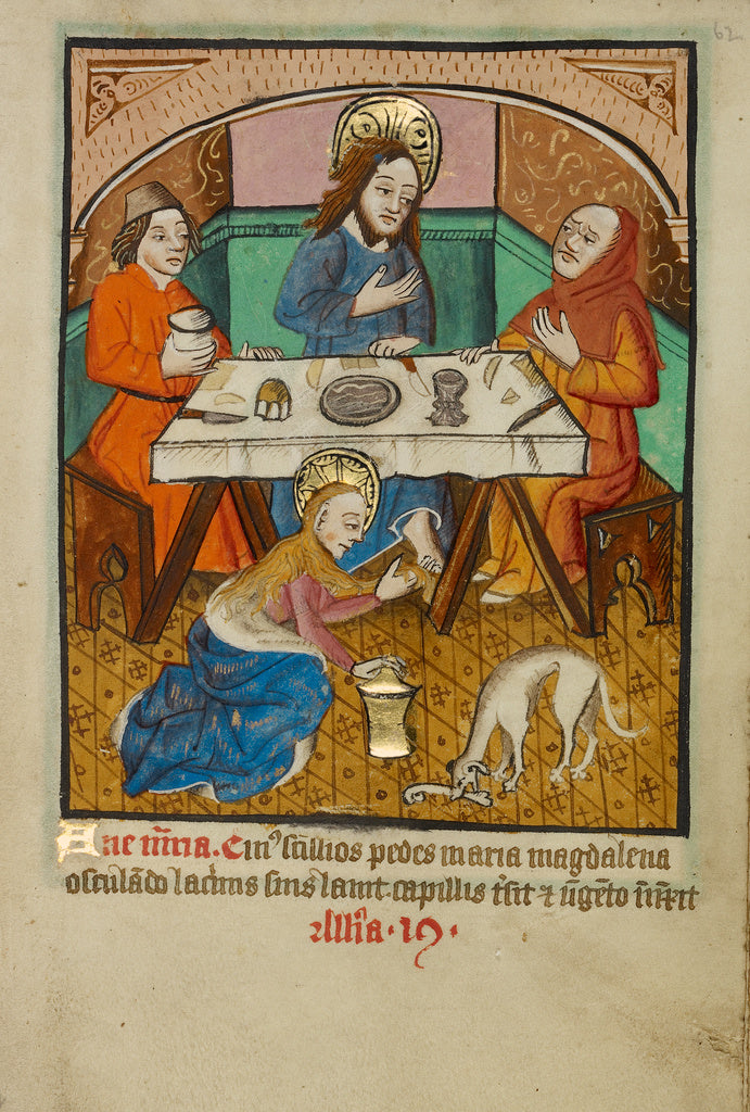 Unknown:Christ in the House of the Pharisee, Poster Print Wall Art