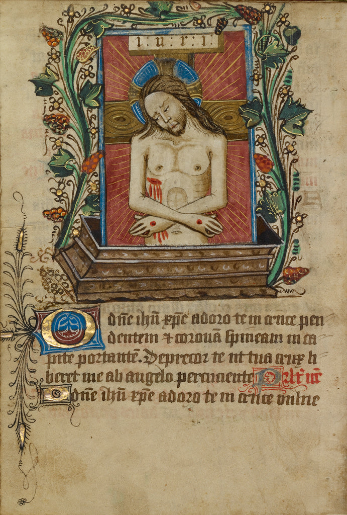 Unknown:Christ as the Man of Sorrows, Poster Print Wall Art