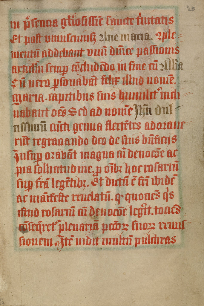 Unknown:Text Page, Poster Print Wall Art