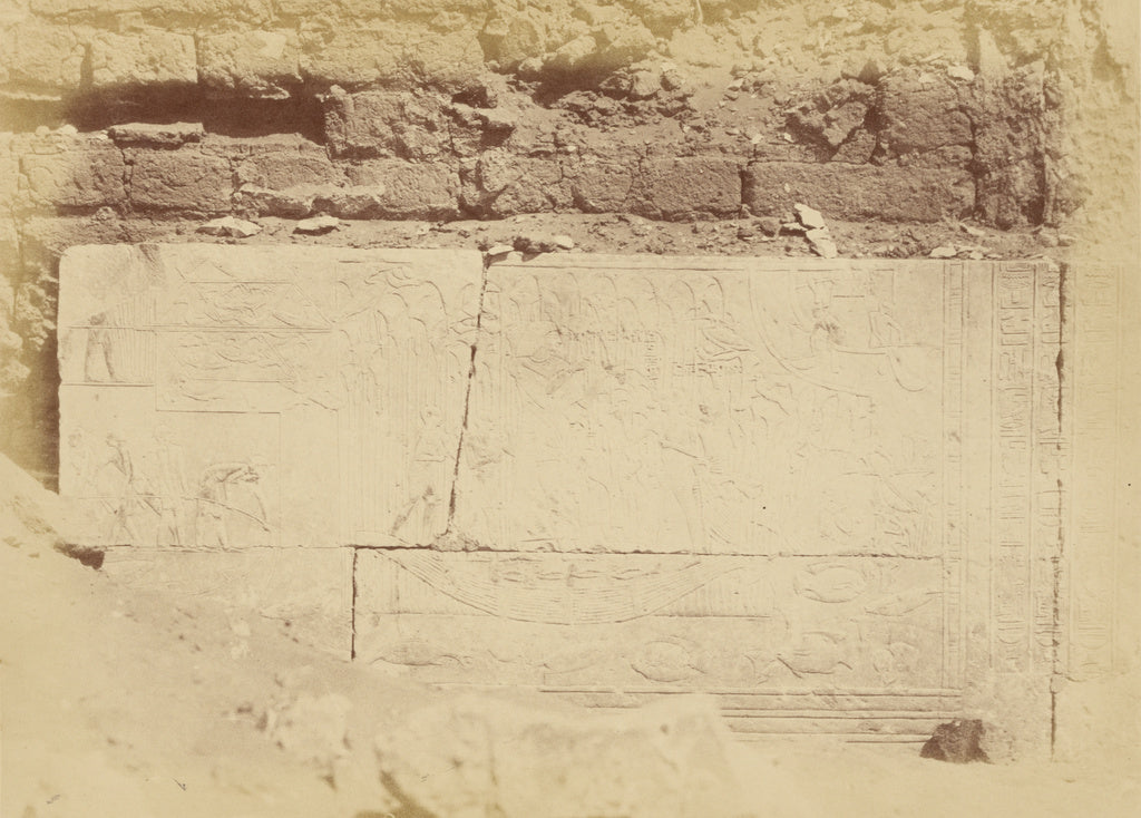 Théodule Devéria:[Sakkarah, Inscriptions of Ptah-Mes' Tomb, Poster Print Wall Art