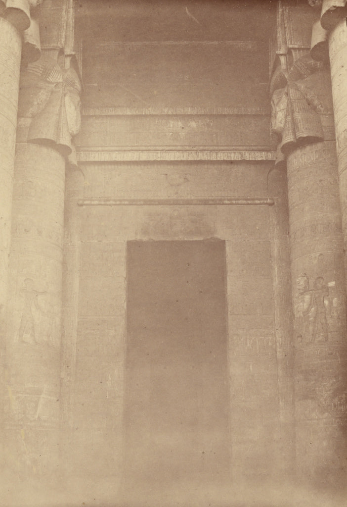 Théodule Devéria:[The Inner Entrance of the Temple of Dend, Poster Print Wall Art