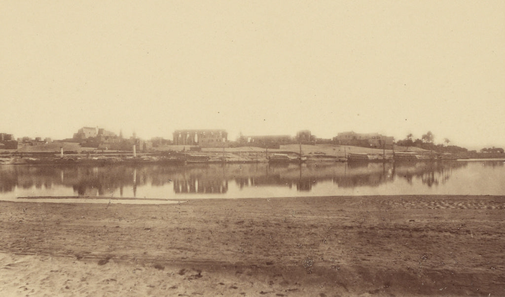 Théodule Devéria:[Overview of Luxor taken from the Opposit, Poster Print Wall Art