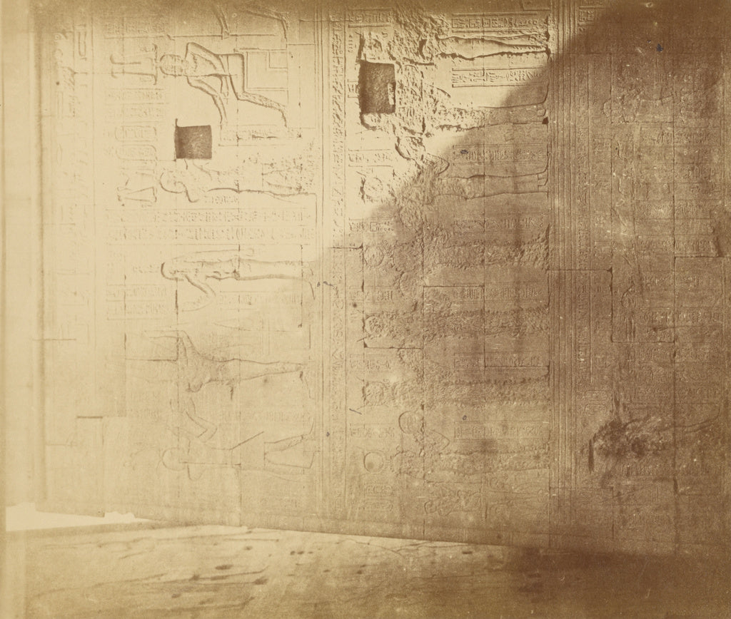 Théodule Devéria:[Inscriptions of the Isis Temple in Phila, Poster Print Wall Art