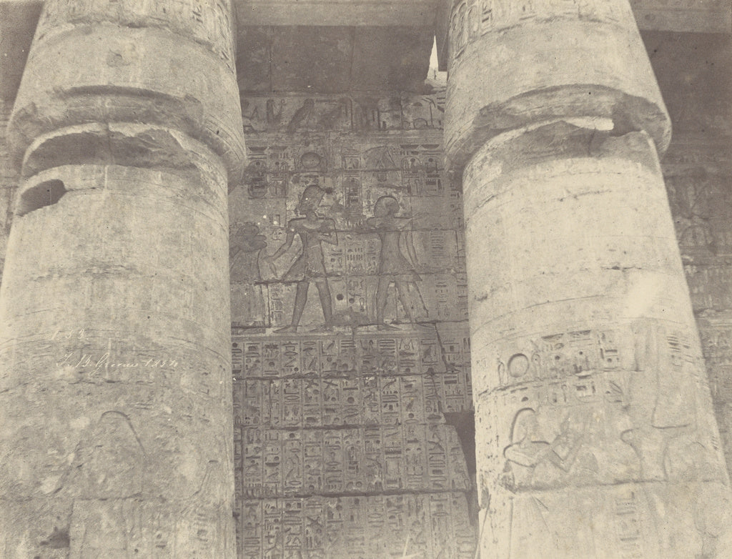 John Beasley Greene:[Médinet Habou, Palais de Ramsès Méï, Poster Print Wall Art