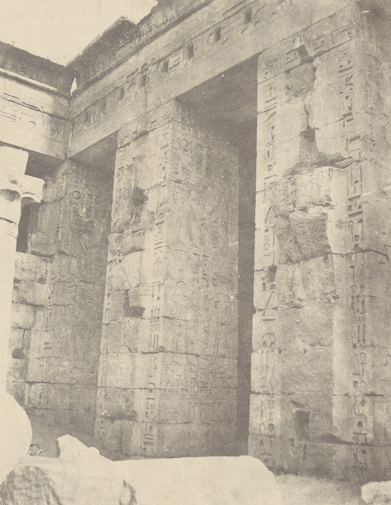 John Beasley Greene:[Médinet Habou, Palais de Ramsès II 2d, Poster Print Wall Art