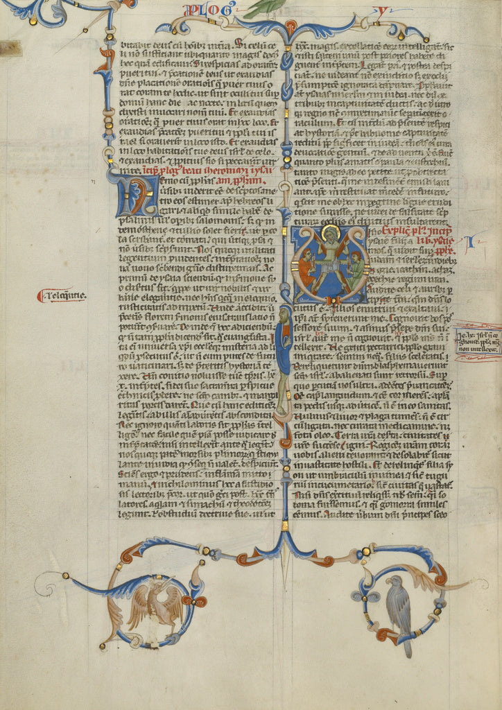 Unknown Artist:Initial V: Isaiah Being Sawn in Two, Poster Print Wall Art