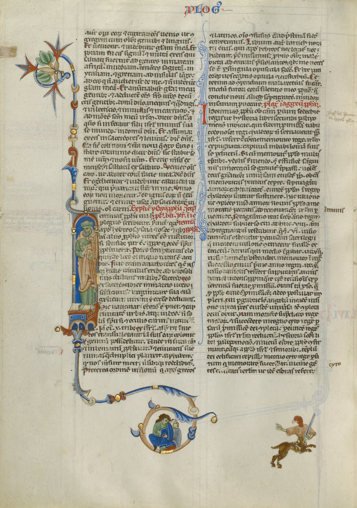 Unknown Artist:Initial I: Jeremiah, Poster Print Wall Art