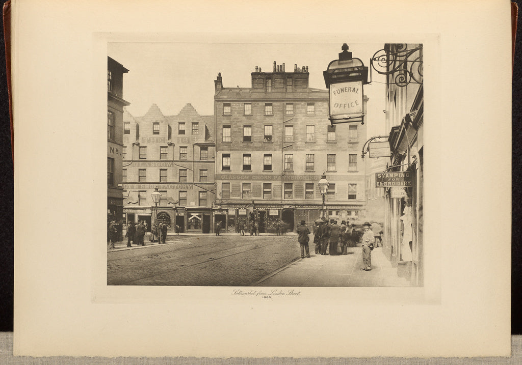 Thomas Annan:Saltmarket from London Street, Poster Print Wall Art