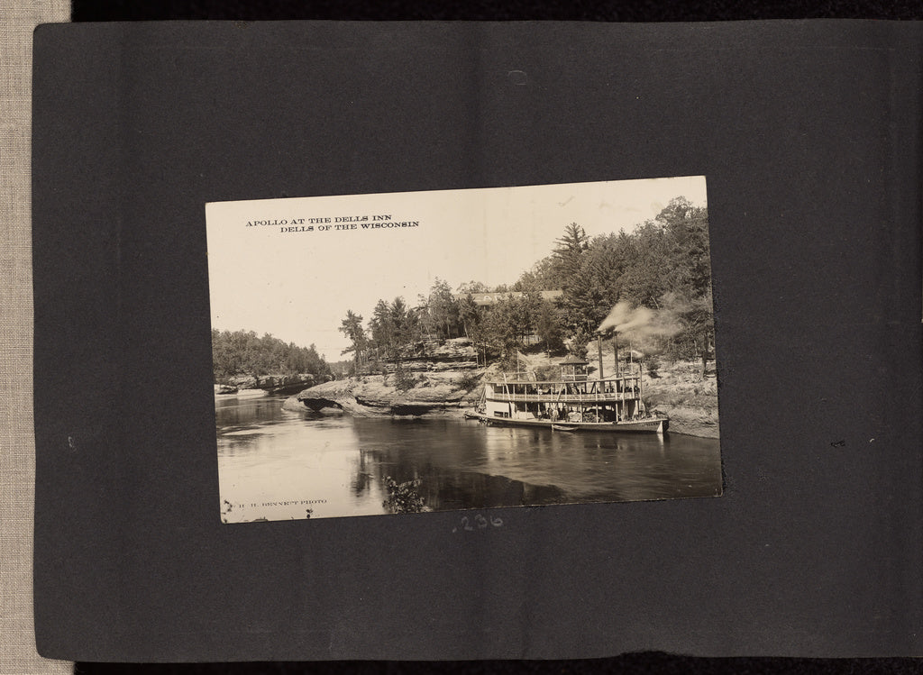 Henry Hamilton Bennett:Apollo at the Dells Inn Dells of the , Poster Print Wall Art