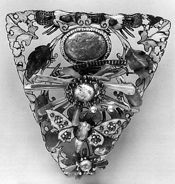 Ornaments for Manzhu Hat 18th cent, Poster Print Wall Art