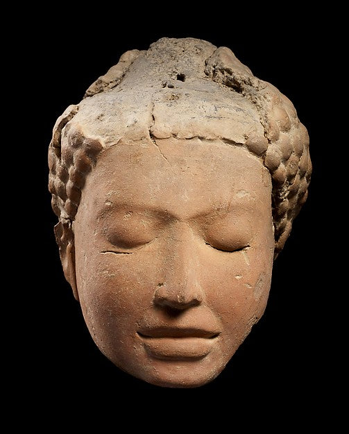 Head of Meditating Buddha 9th cent,16x12"(A3)Poster
