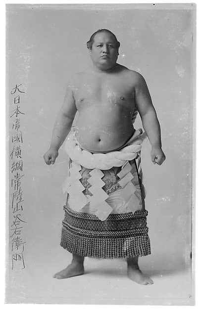 Grand Champion Taniemon Hitachiyama early 20th cent,Classic Ming China Image, Poster Print Wall Art