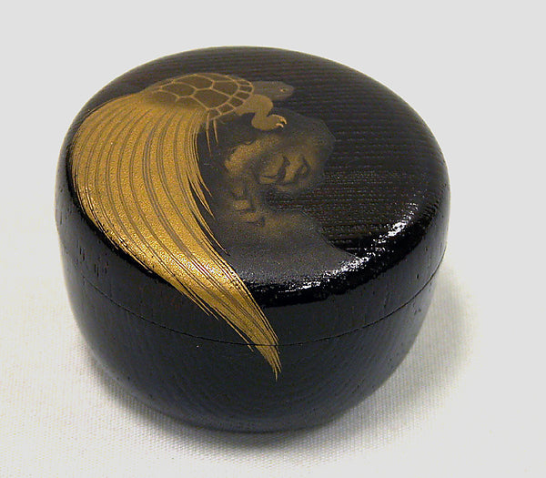 Tea Caddy with Design of Turtle 19th cent-In the style of Shib, Poster Print Wall Art