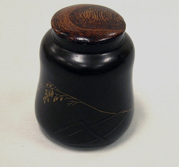 Tea caddy 19th cent-Lacquered by Shibata Zeshin, Poster Print Wall Art