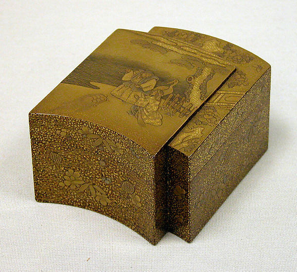Incense Box in the Shape of a Book early 19th cent, Poster Print Wall Art