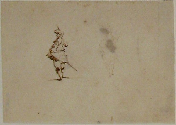 Gentlemen seen from back early 17th cent-Jacques Callot,16x12"(A3)Poster
