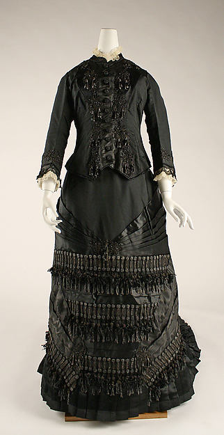 Mourning dress c1880,16x12"(A3)Poster