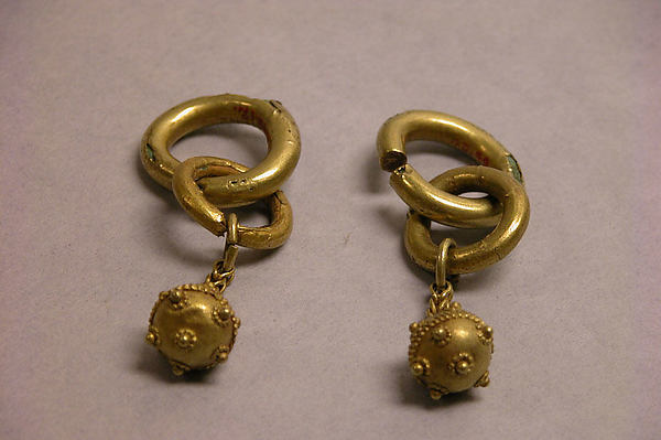 Earring 5th–6th cent, Poster Print Wall Art