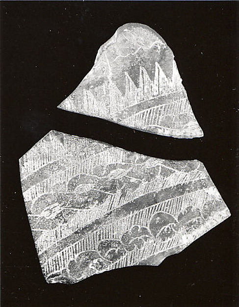 :Fragments of a Dish probably 9th century-16x12"(A3) Poster