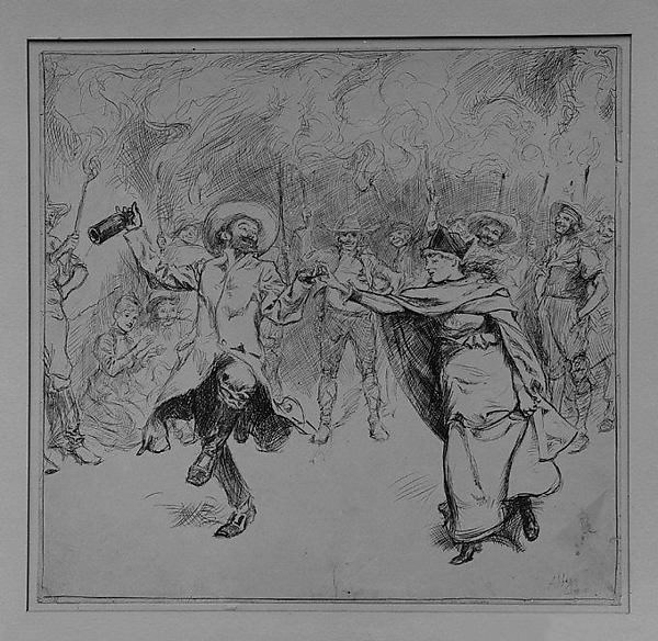 The Dance c1884-Edwin Austin Abbey, Poster Print Wall Art