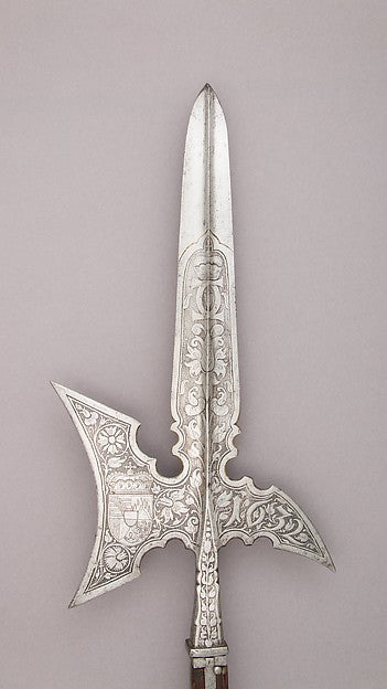 Halberd with the Arms of Liechtenstein Family dated 1632, Poster Print