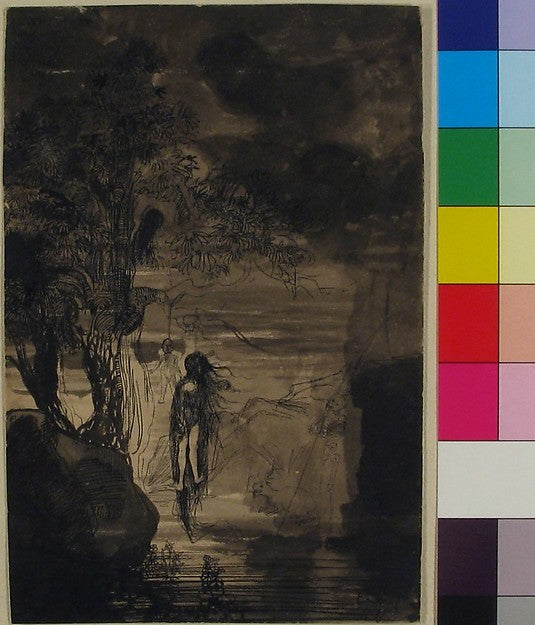Nightmare 1840–85-Rodolphe Bresdin, Poster Print Wall Art