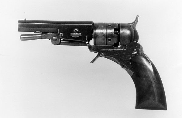 Colt Paterson Pocket Percussion Revolver Fourth Ehlers Model, 16X12"(A3) Poster