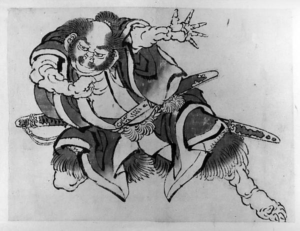 Sakata Kintoki 18th–19th cent-Attributed to Katsushika Hokusai, Poster Print