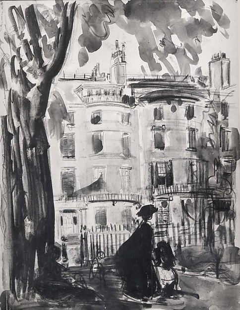 Study for "Bulfinch Houses Beacon Hill" 1923-George Luks, Poster Print - Wall Art
