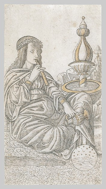 Poetry c1465–67-Anonymous,Italian,Ferrarese,15th cent, Poster Print