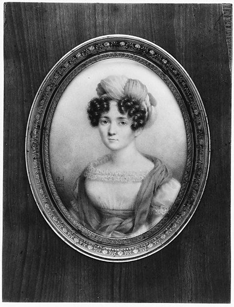 Rudolphe Bel:Portrait of a Woman 1822-16x12"(A3) Poster