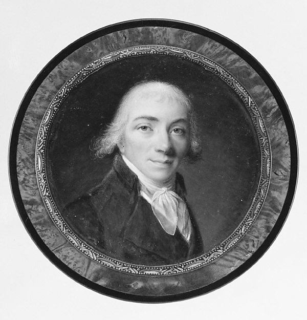Jean-Baptiste Ponce Lambert , active c1801–12):Portrait of a-16x12"(A3) Poster