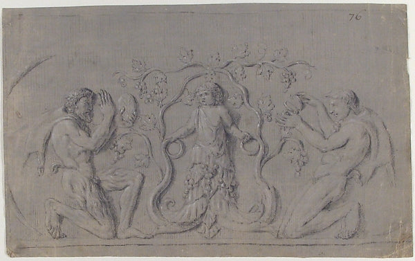 Design for a Figural Relief c1825–50-Anonymous,French,19th c,16x12"(A3)Poster