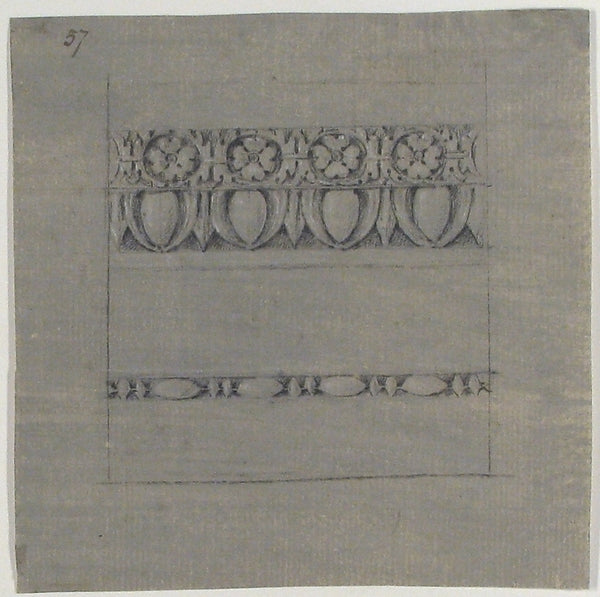Design for Molding c1825–50-Anonymous,French,19th cent, Poster Print