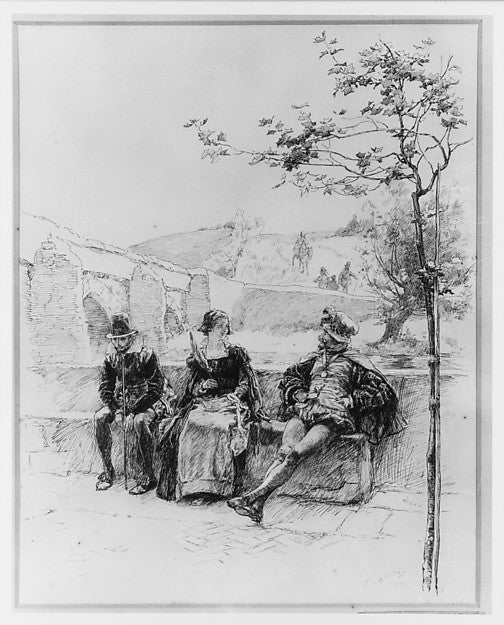 The Bird To Others Flew 1887-Edwin Austin Abbey, Poster Print Wall Art